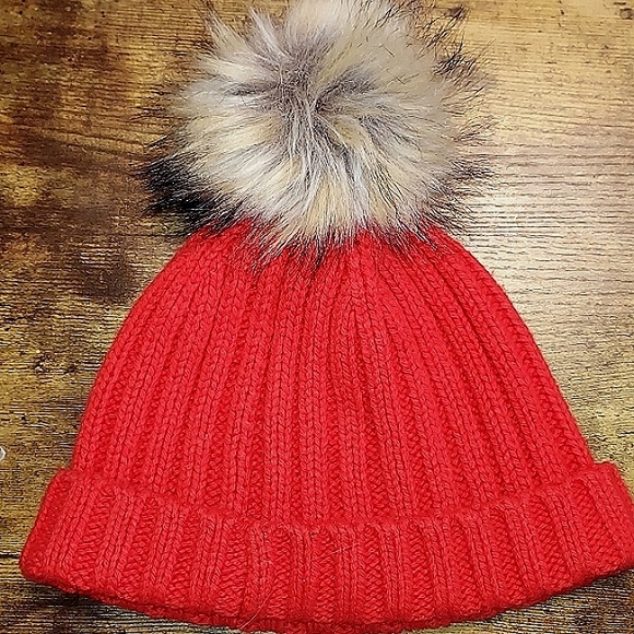 J Crew Pom Pom Beanie